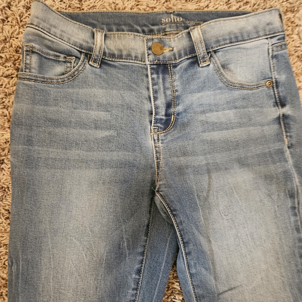 New York & Company Women's Patchwork Skinny Jeans - Picture 2 of 10